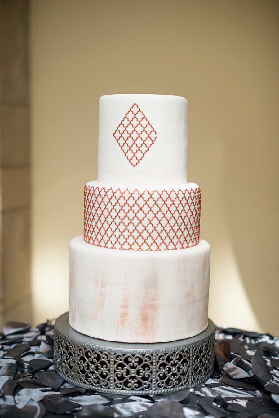 Modern Elegant Grey & Copper Wedding Ideas via TheELD.com