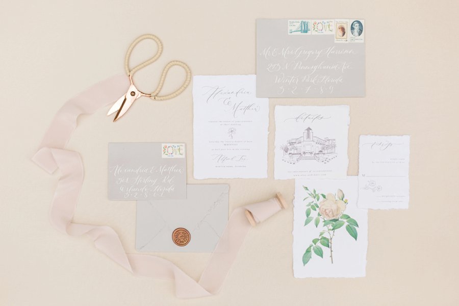 Romantic Peach and Coral Wedding Ideas via TheELD.com