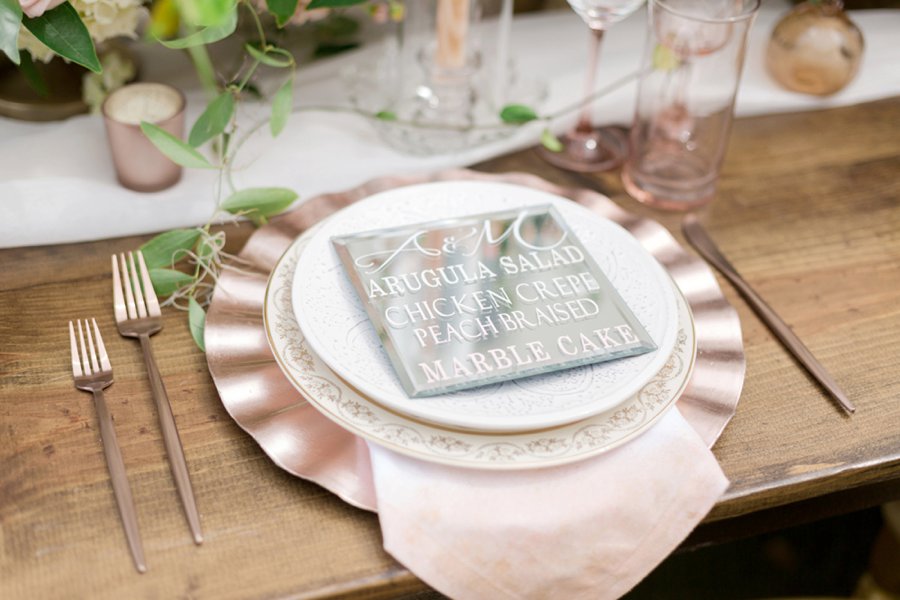 Romantic Peach and Coral Wedding Ideas via TheELD.com