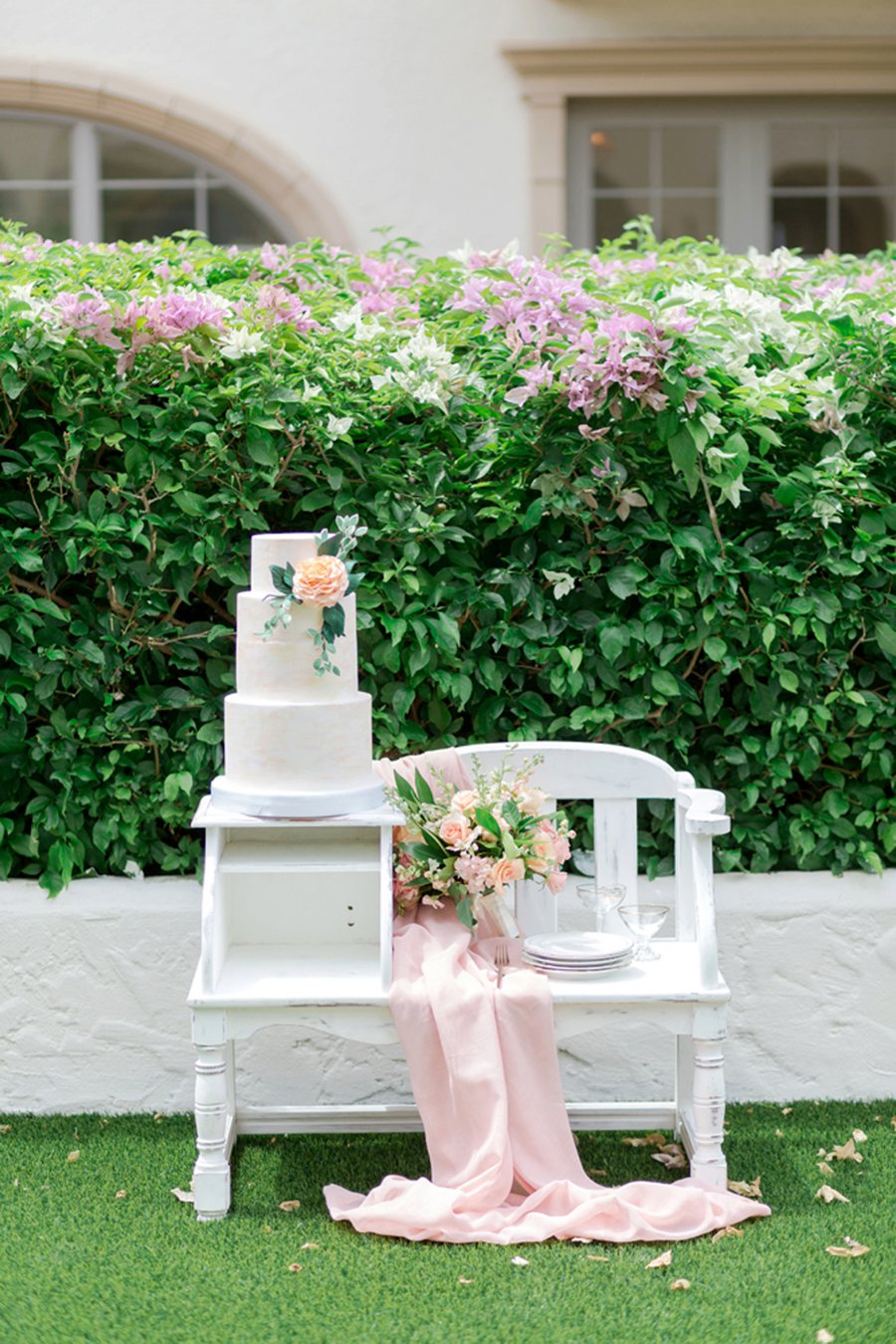 Romantic Peach and Coral Wedding Ideas via TheELD.com