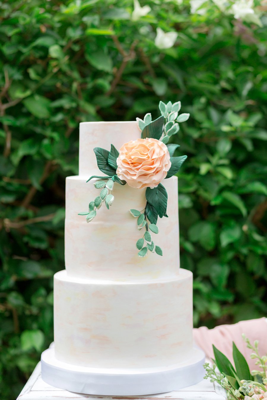 Romantic Peach and Coral Wedding Ideas via TheELD.com