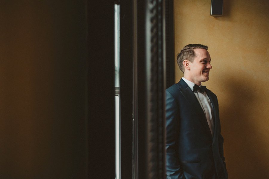 An Elegant Blush & Red Oceanfront Wedding via TheELD.com