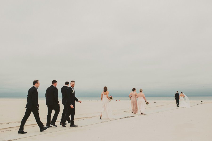 An Elegant Blush & Red Oceanfront Wedding via TheELD.com