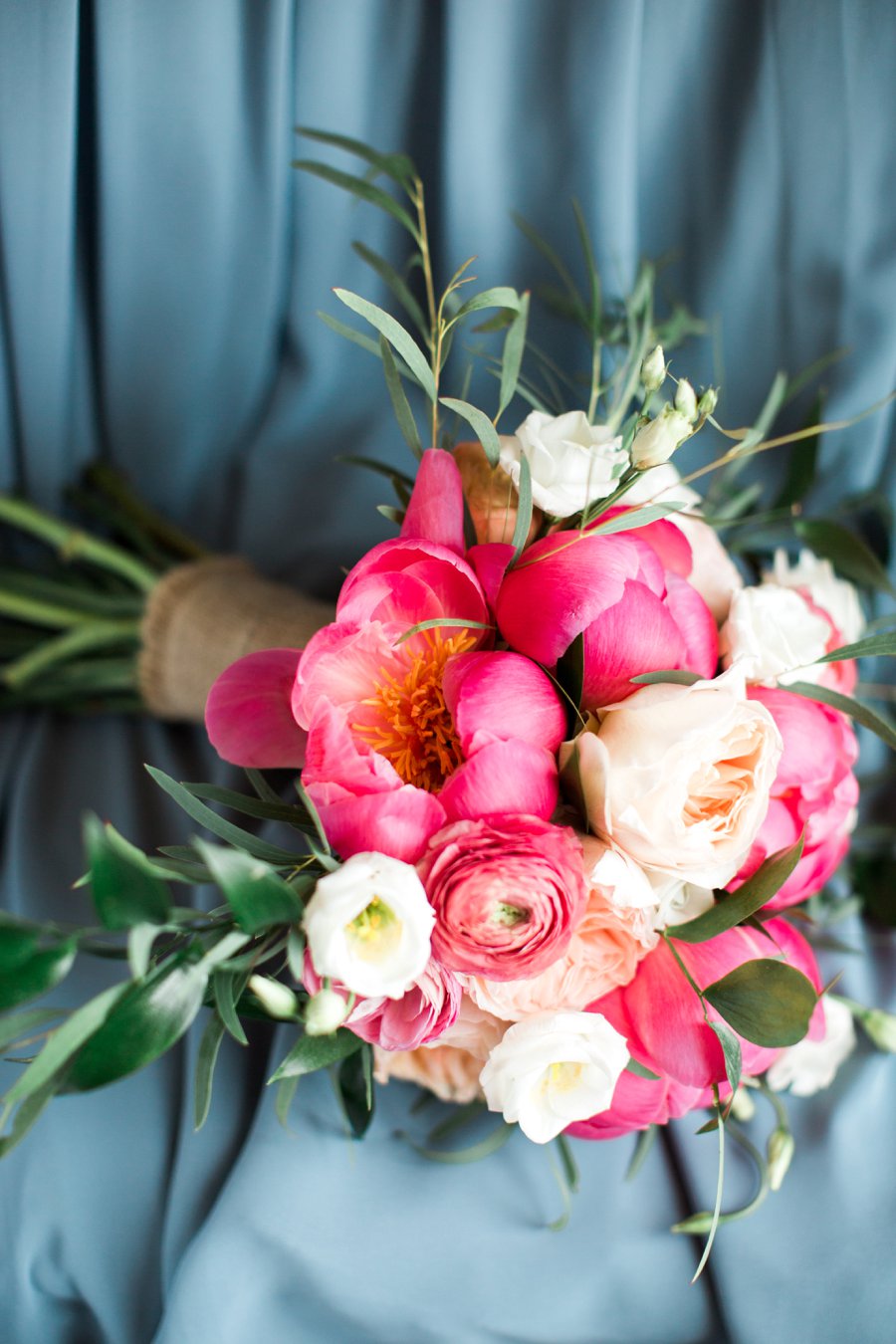 A Rustic Blue & Pink New York Wedding via TheELD.com