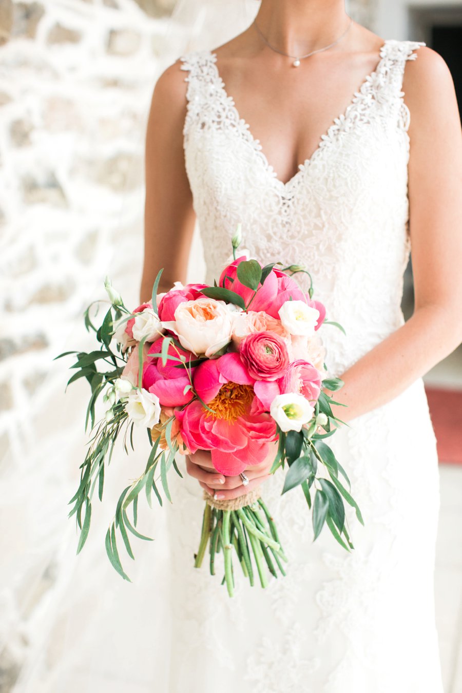 A Rustic Blue & Pink New York Wedding via TheELD.com