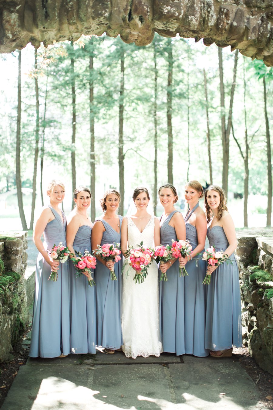 A Rustic Blue & Pink New York Wedding via TheELD.com