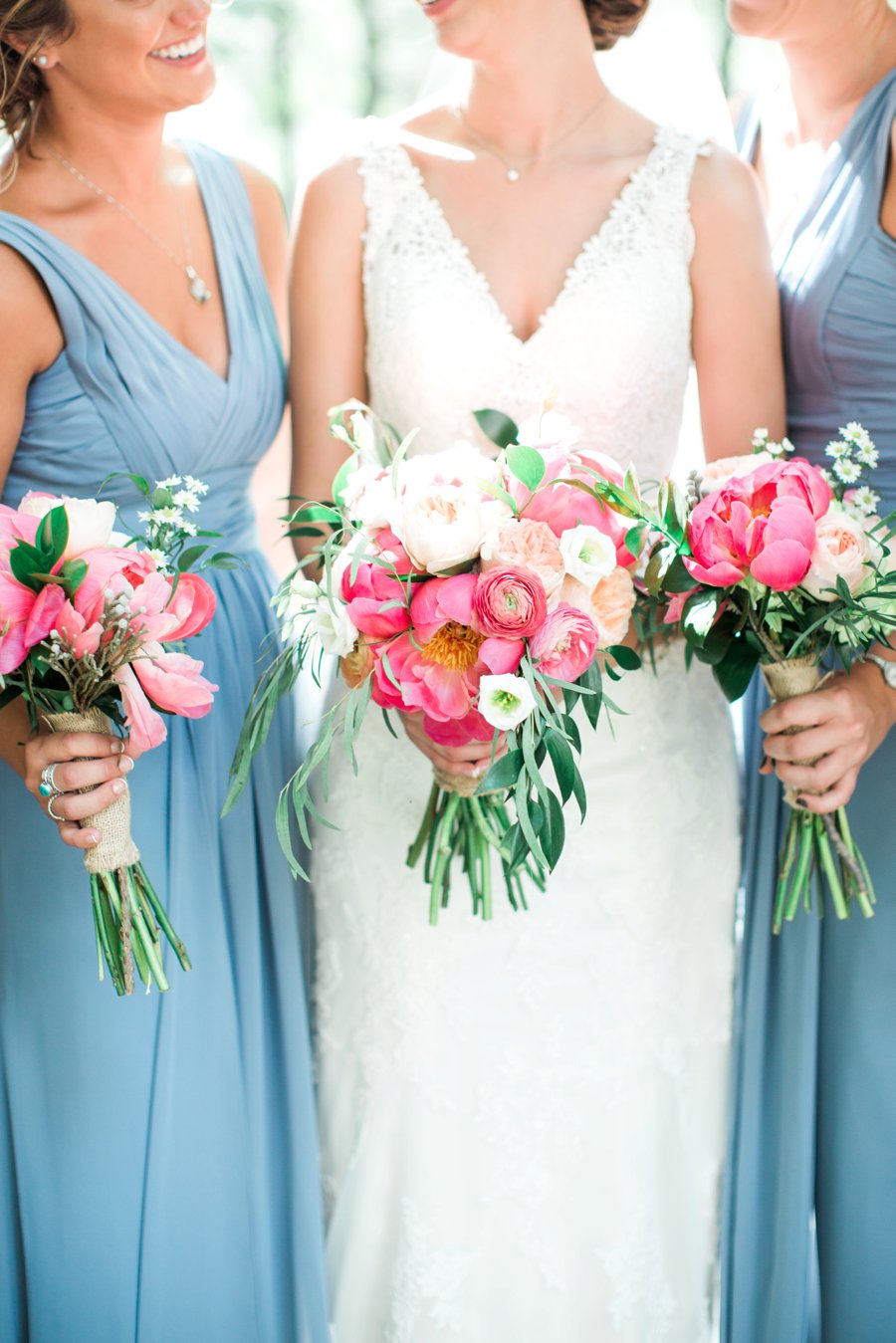 A Rustic Blue & Pink New York Wedding via TheELD.com