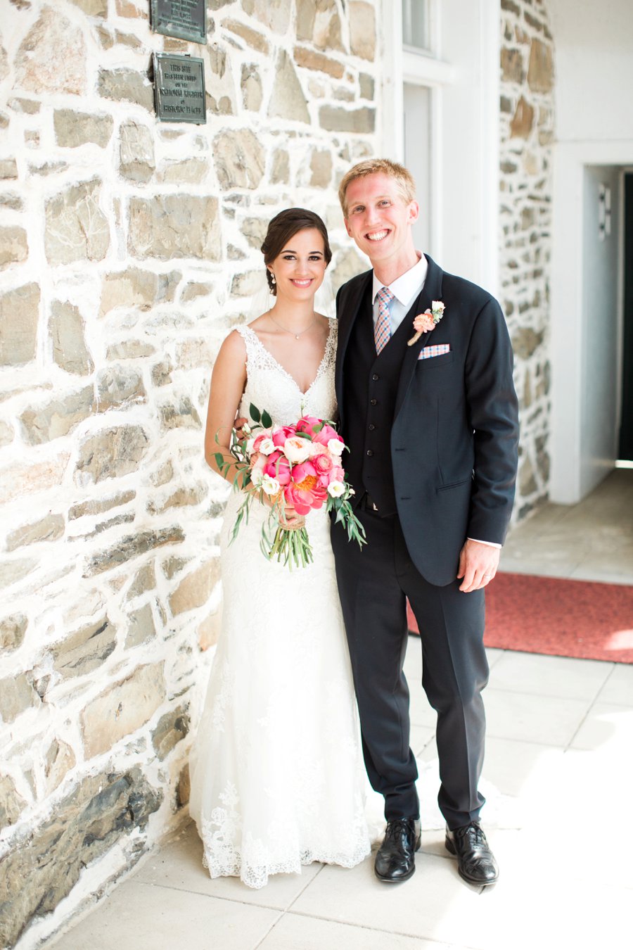 A Rustic Blue & Pink New York Wedding via TheELD.com