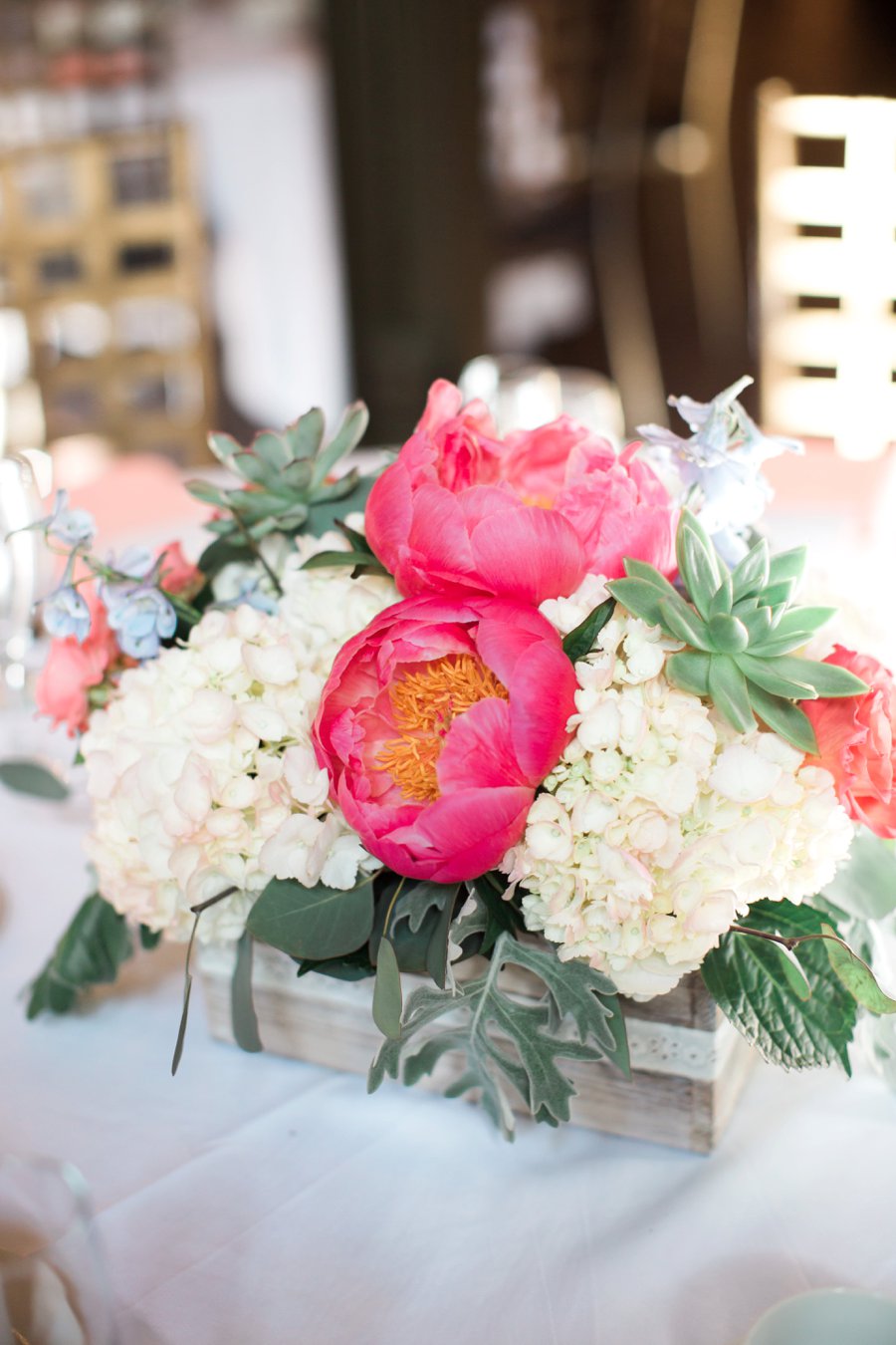 A Rustic Blue & Pink New York Wedding via TheELD.com