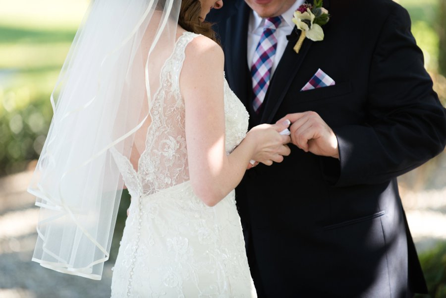 A Burgundy & Navy Florida Beach Wedding via TheELD.com