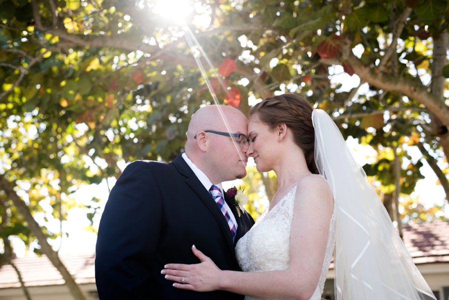 A Burgundy & Navy Florida Beach Wedding via TheELD.com