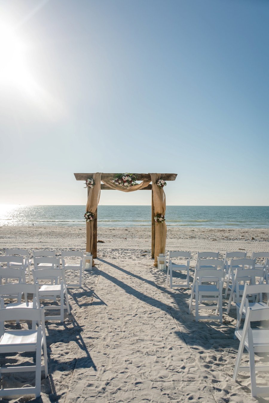 A Burgundy & Navy Florida Beach Wedding via TheELD.com