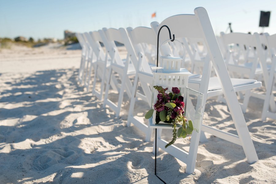 A Burgundy & Navy Florida Beach Wedding via TheELD.com