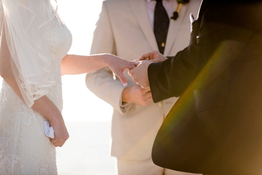 A Burgundy & Navy Florida Beach Wedding via TheELD.com