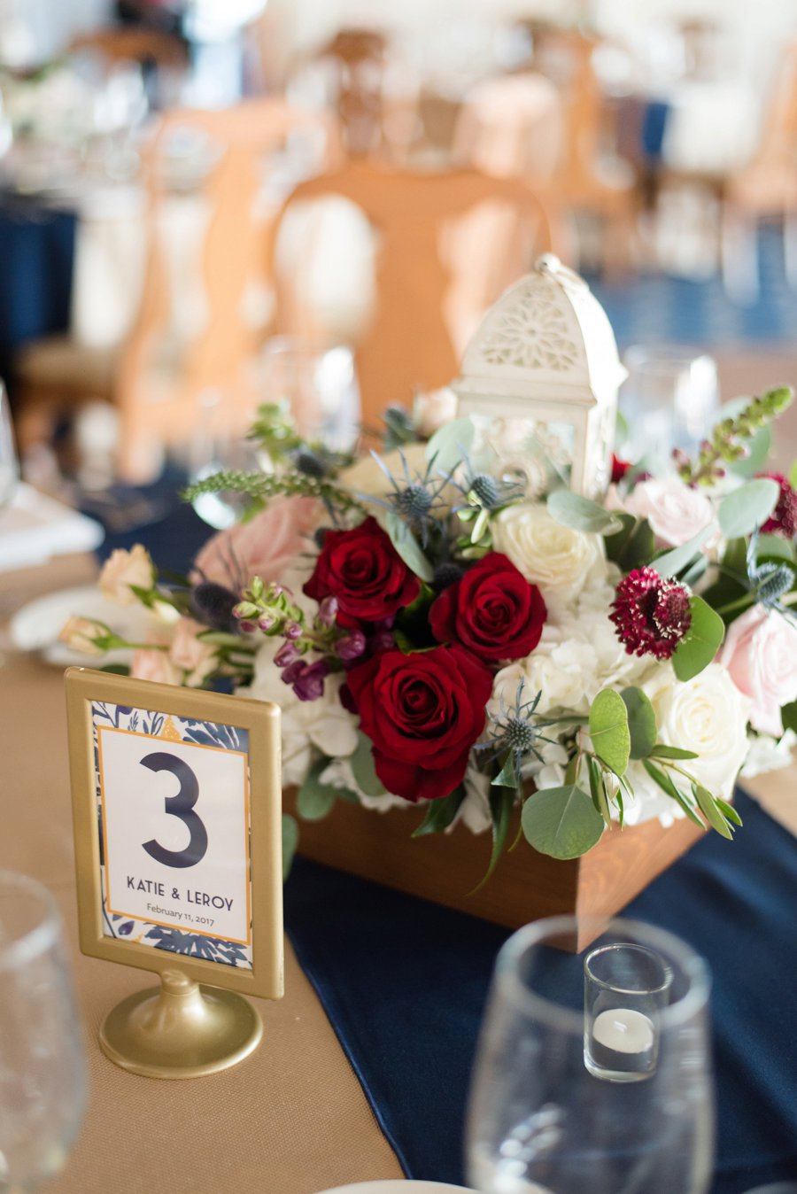 A Burgundy & Navy Florida Beach Wedding via TheELD.com