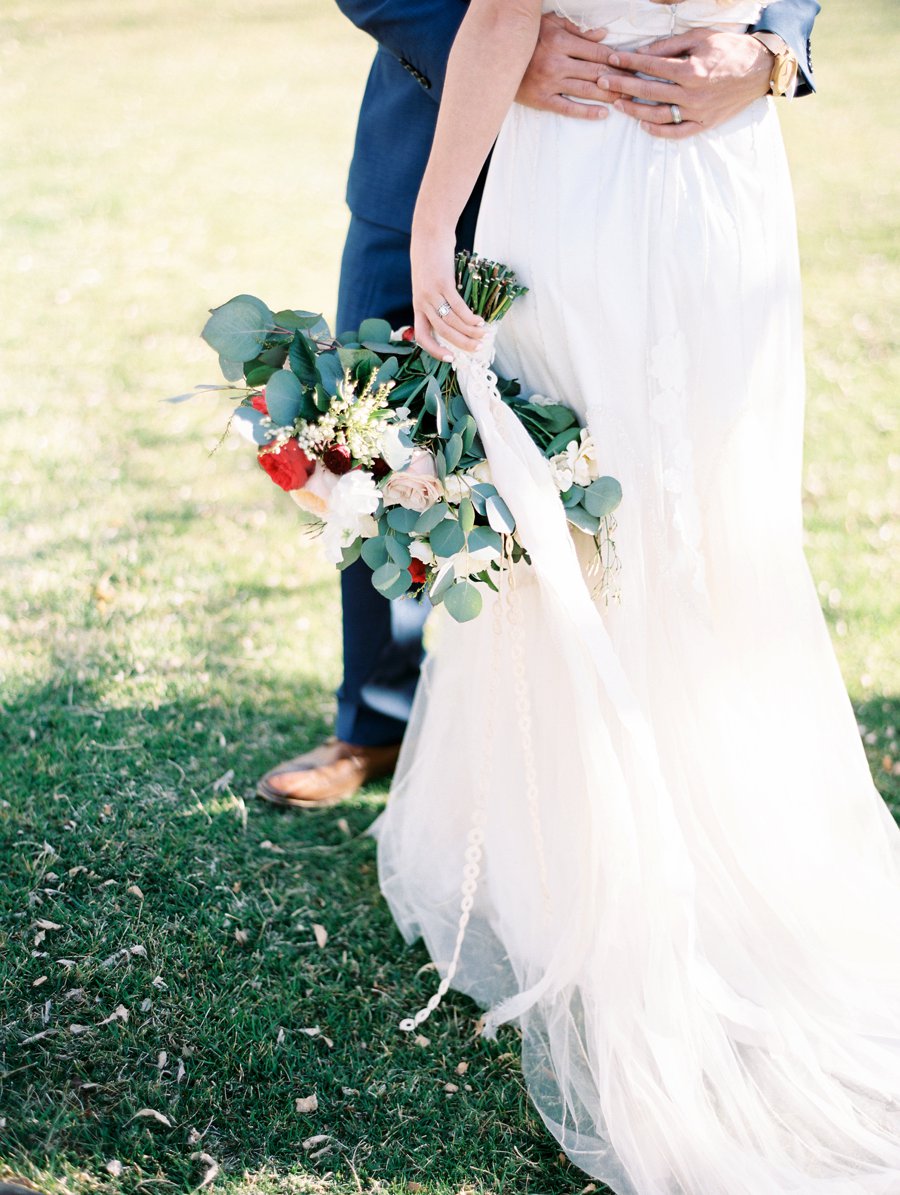 Red & White Rustic Boho Wedding Ideas via TheELD.com