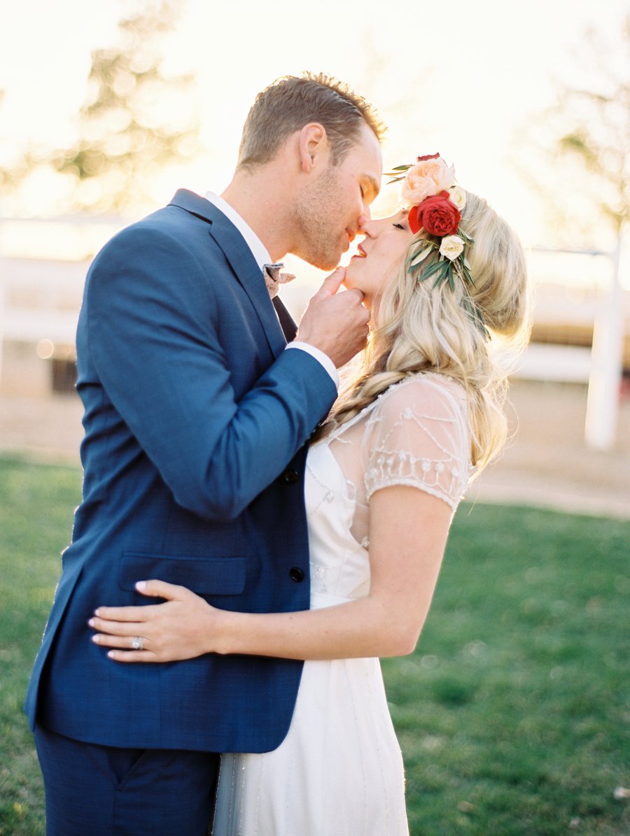 Red & White Rustic Boho Wedding Ideas via TheELD.com