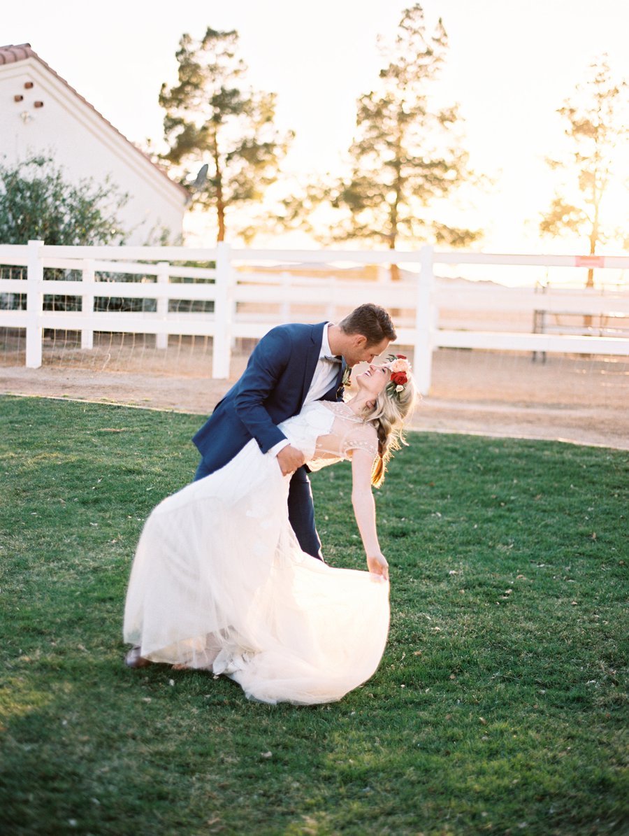 Red & White Rustic Boho Wedding Ideas via TheELD.com