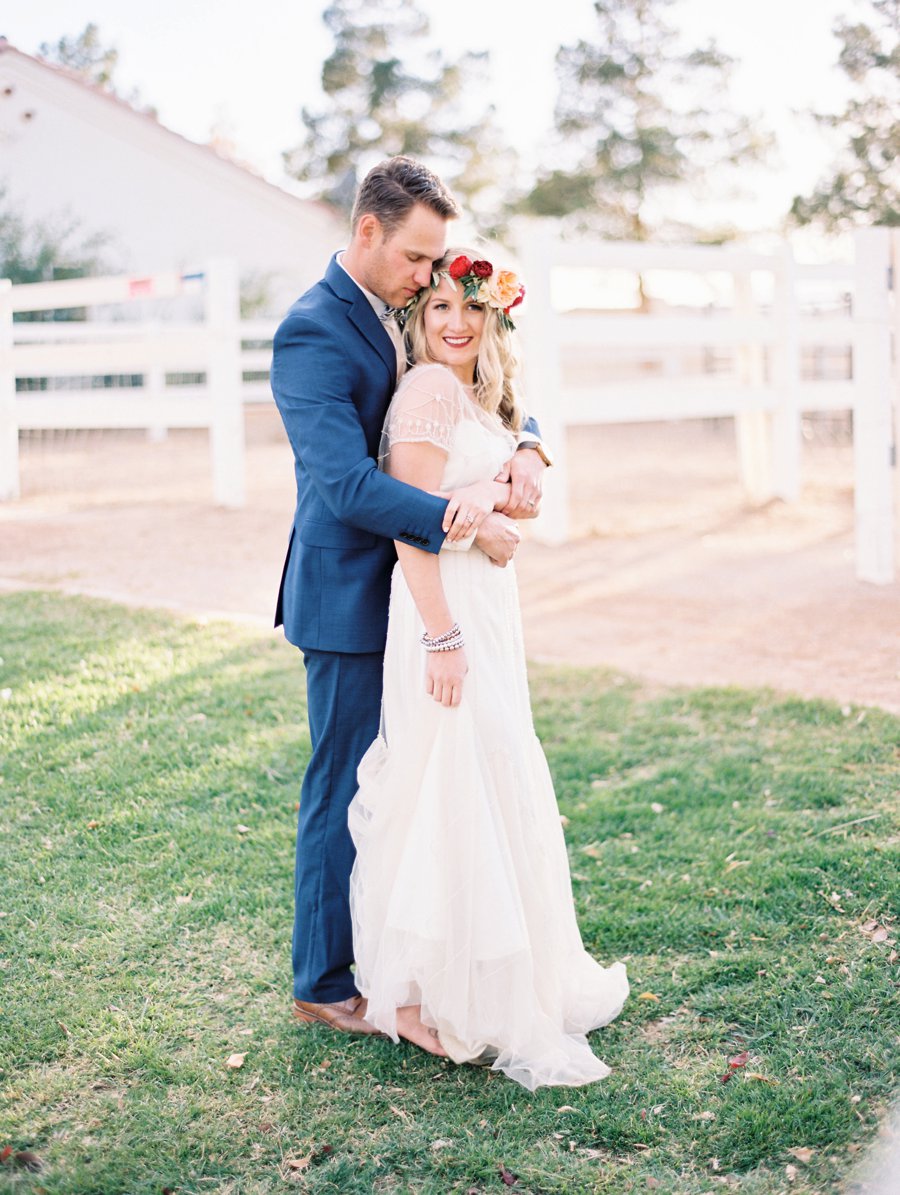 Red & White Rustic Boho Wedding Ideas via TheELD.com