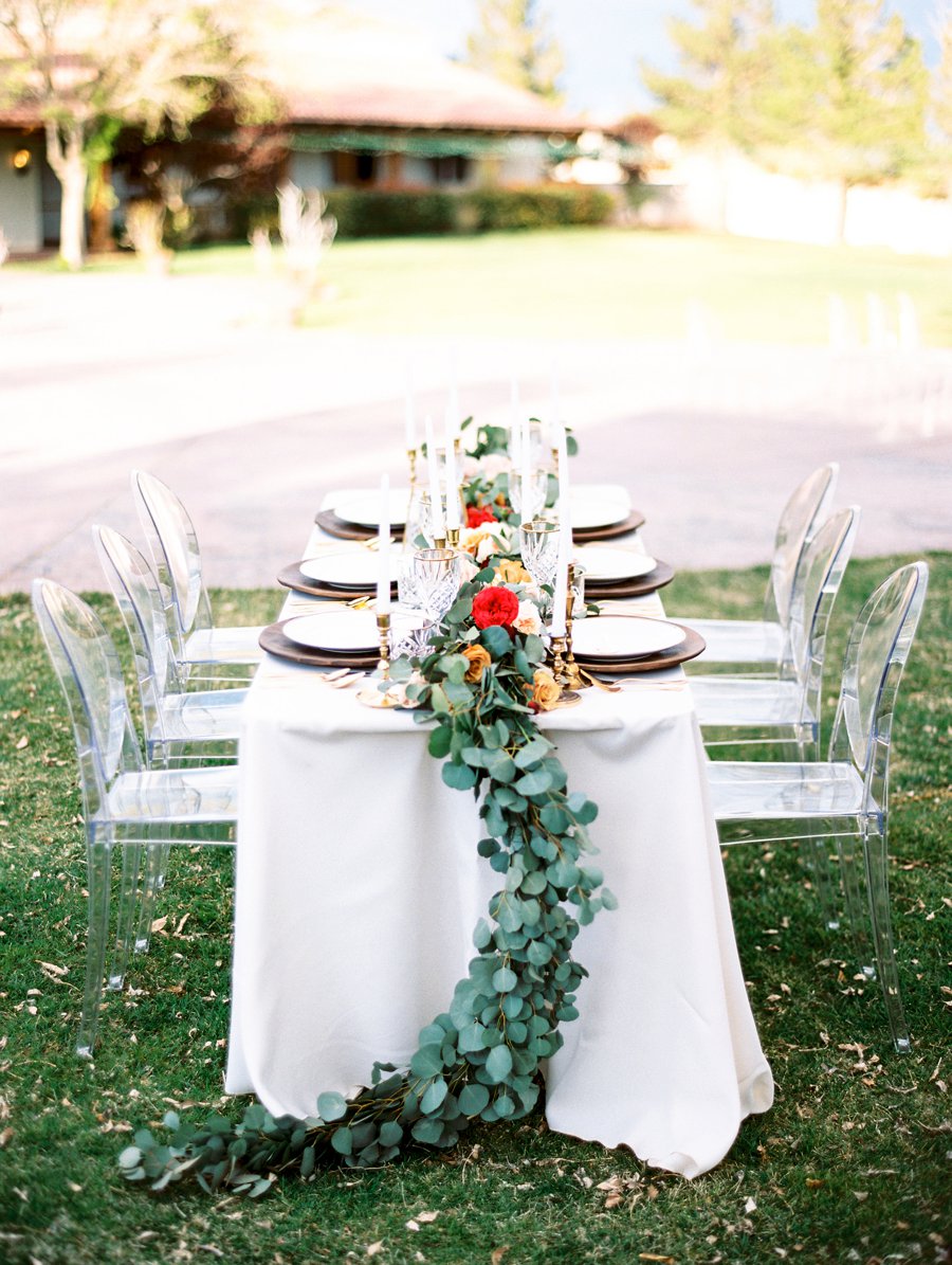 Red & White Rustic Boho Wedding Ideas via TheELD.com