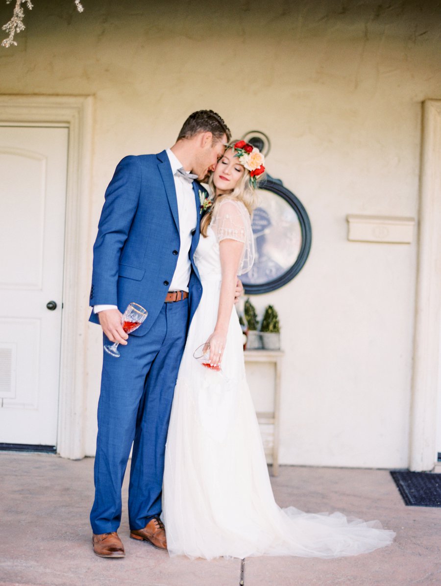 Red & White Rustic Boho Wedding Ideas via TheELD.com