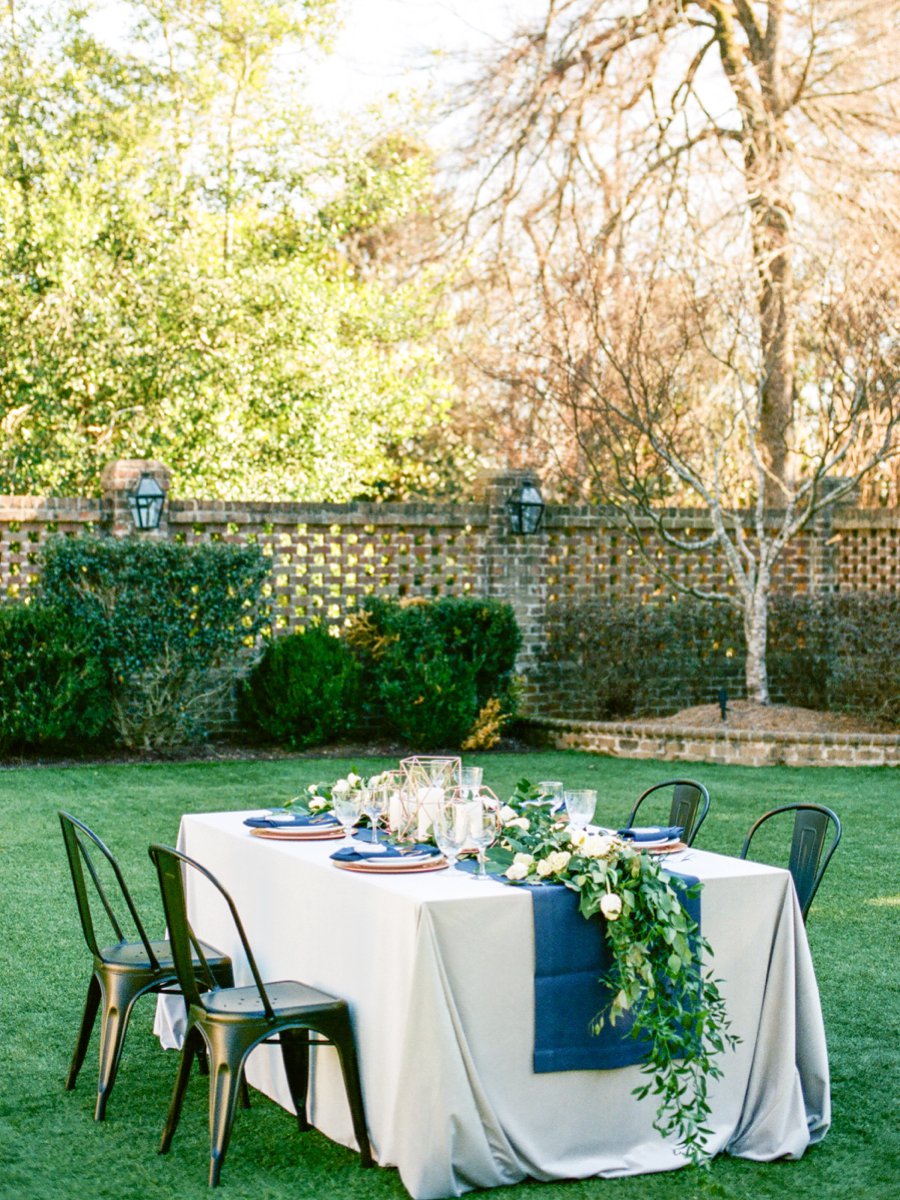 Navy, Copper, & Marble Modern Wedding Ideas via TheELD.com