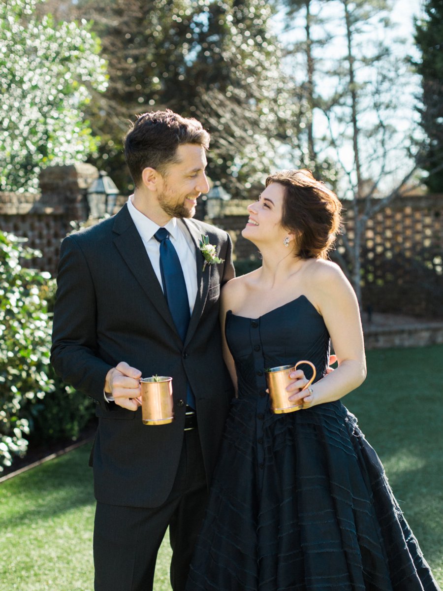 Navy, Copper, & Marble Modern Wedding Ideas via TheELD.com