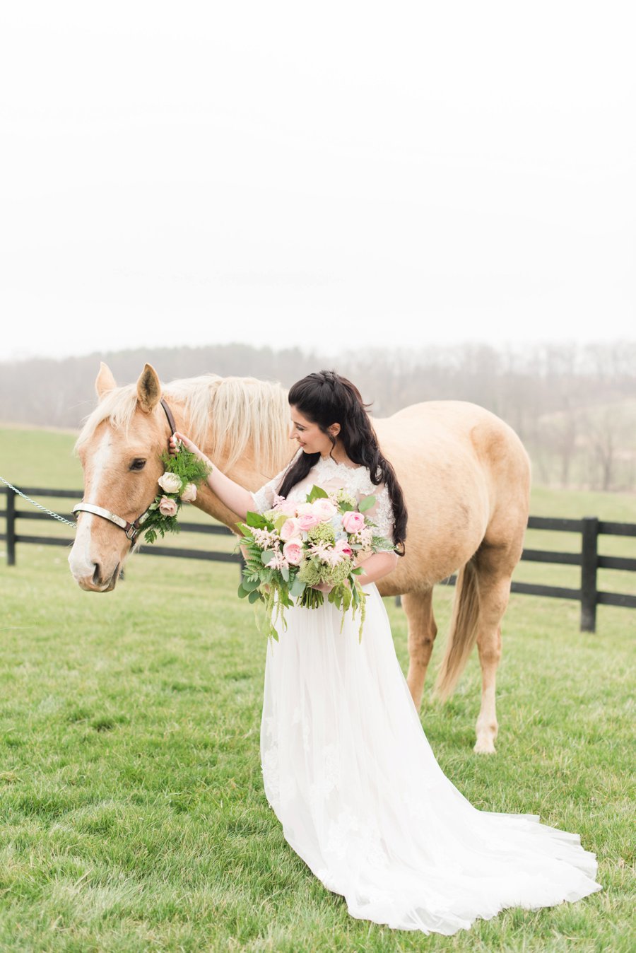 Pink, Blue, & White Rustic Elegant Wedding Ideas via TheELD.com