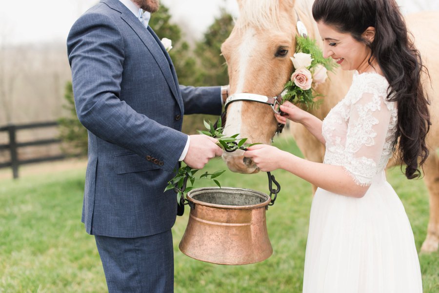 Pink, Blue, & White Rustic Elegant Wedding Ideas via TheELD.com