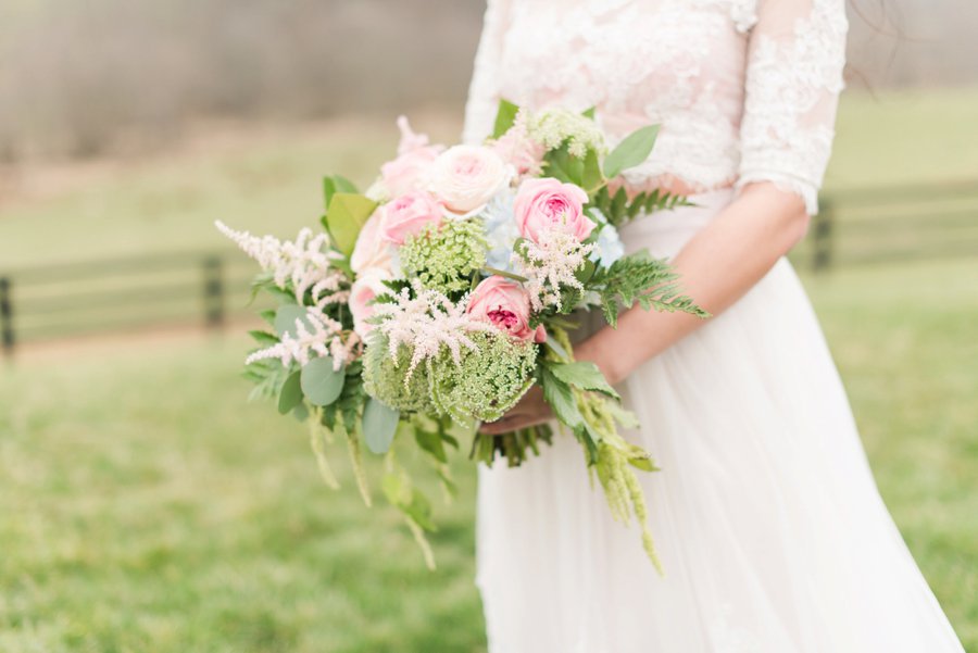 Pink, Blue, & White Rustic Elegant Wedding Ideas via TheELD.com