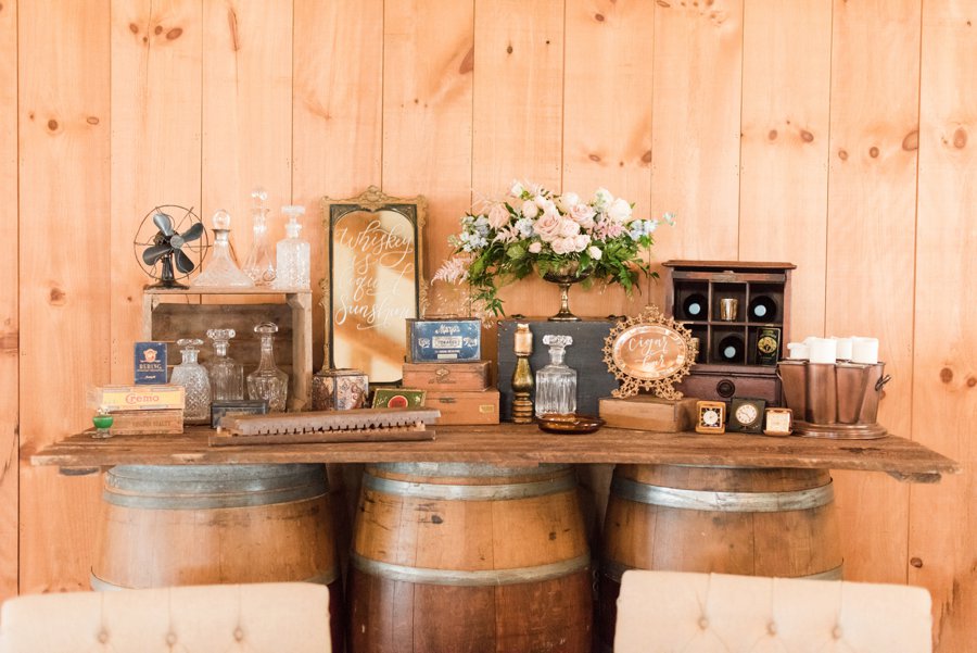 Pink, Blue, & White Rustic Elegant Wedding Ideas via TheELD.com