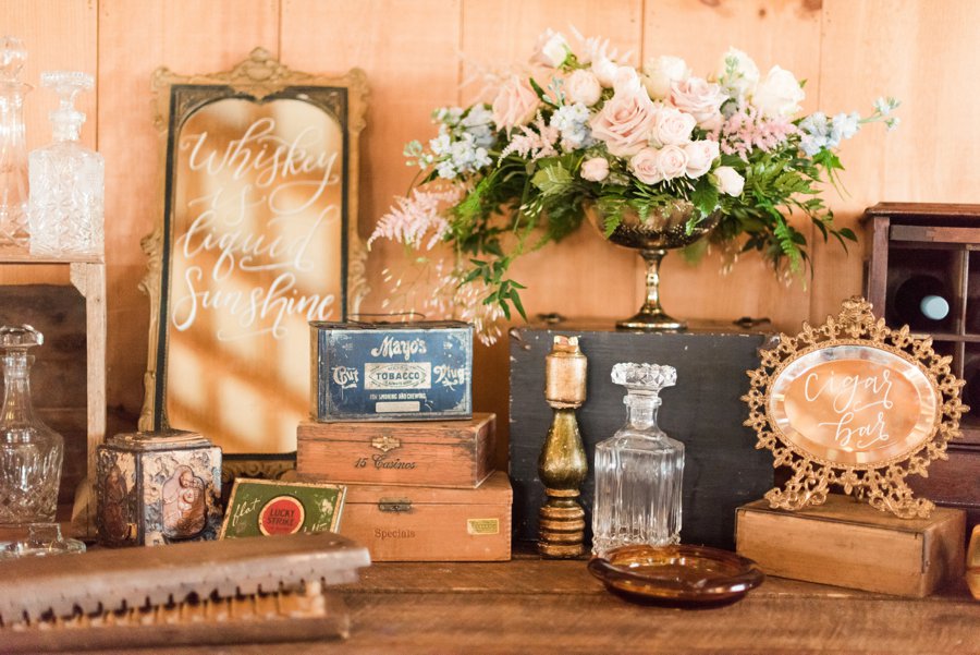 Pink, Blue, & White Rustic Elegant Wedding Ideas via TheELD.com