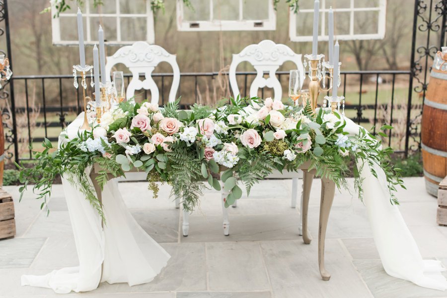 Pink, Blue, & White Rustic Elegant Wedding Ideas via TheELD.com