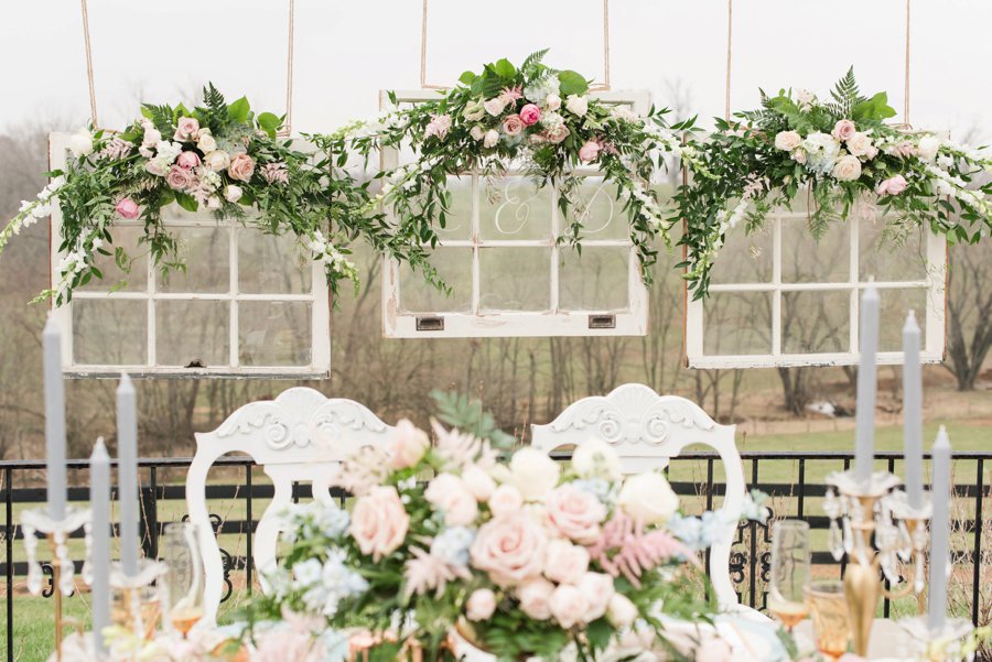 Pink, Blue, & White Rustic Elegant Wedding Ideas via TheELD.com