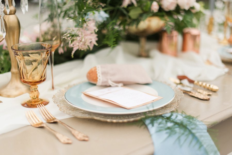 Pink, Blue, & White Rustic Elegant Wedding Ideas via TheELD.com