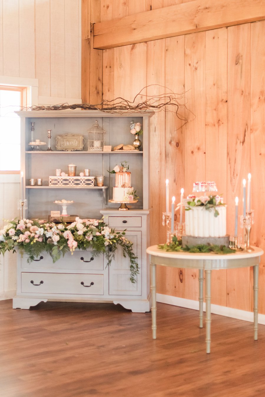 Pink, Blue, & White Rustic Elegant Wedding Ideas via TheELD.com