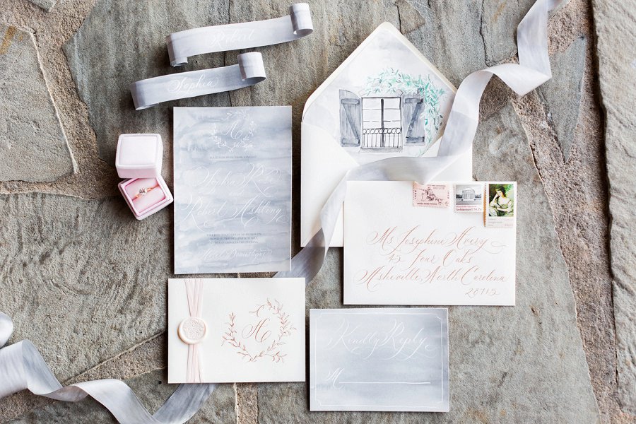 Romantic Grey Italian Inspired Wedding Ideas via TheELD.com