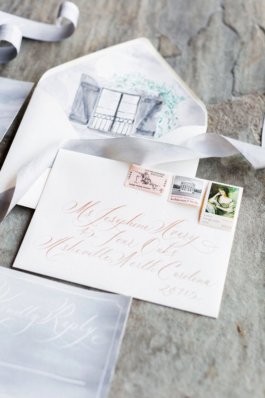 Romantic Grey Italian Inspired Wedding Ideas via TheELD.com