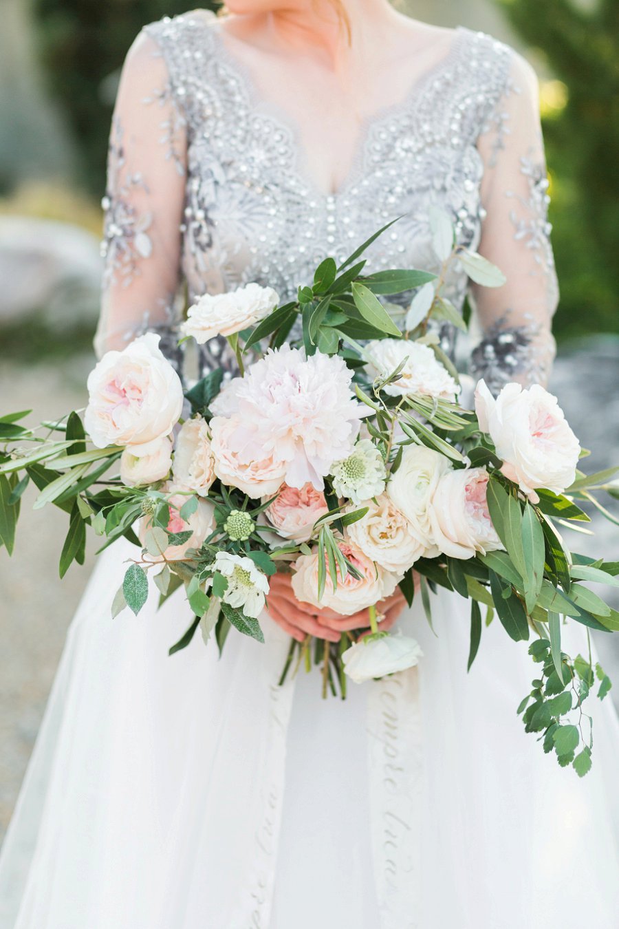 Romantic Grey Italian Inspired Wedding Ideas via TheELD.com