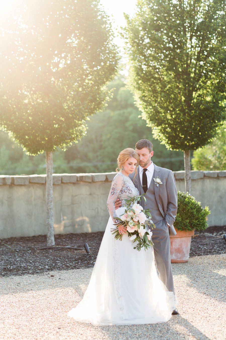 Romantic Grey Italian Inspired Wedding Ideas via TheELD.com