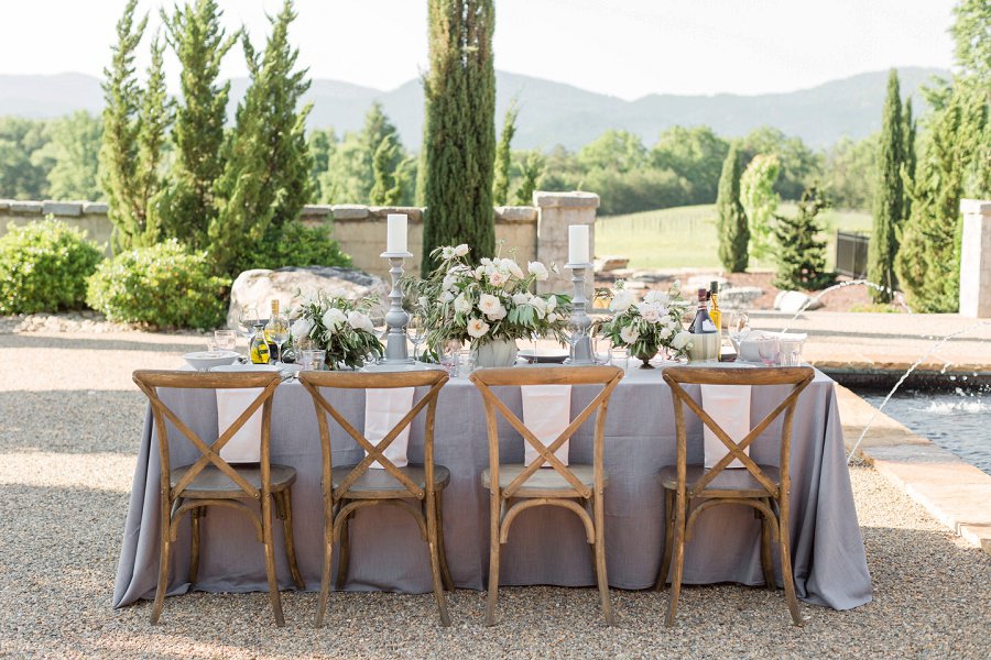 Romantic Grey Italian Inspired Wedding Ideas via TheELD.com