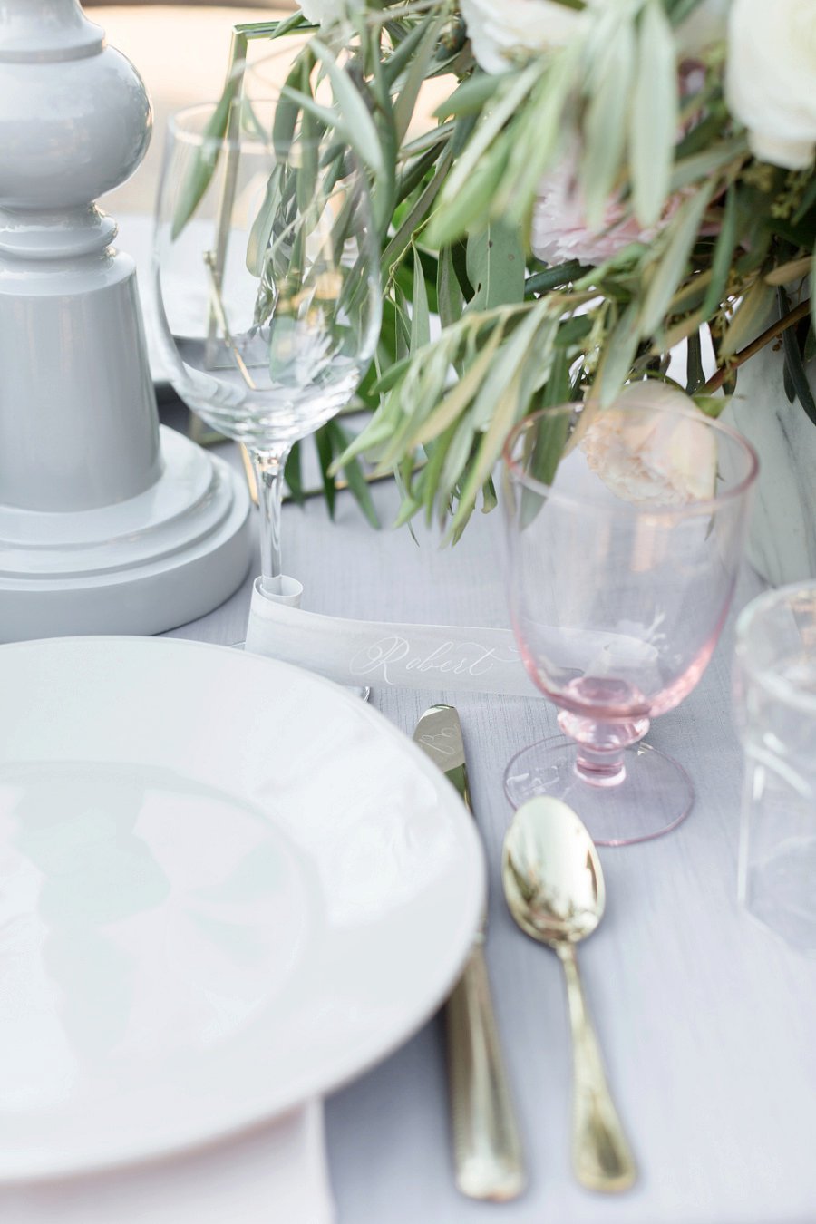 Romantic Grey Italian Inspired Wedding Ideas via TheELD.com