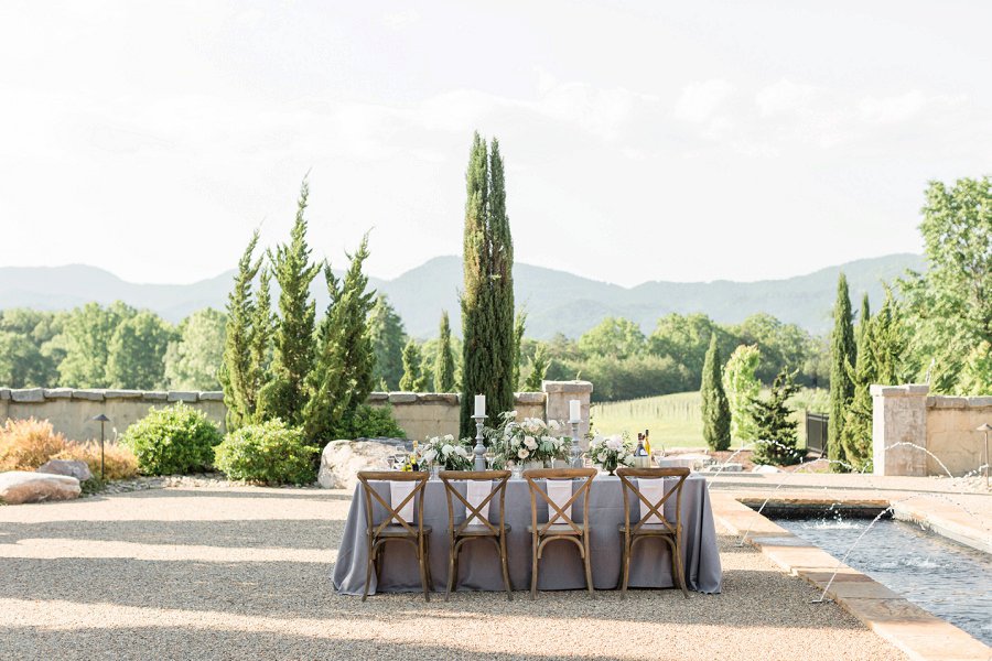 Romantic Grey Italian Inspired Wedding Ideas via TheELD.com