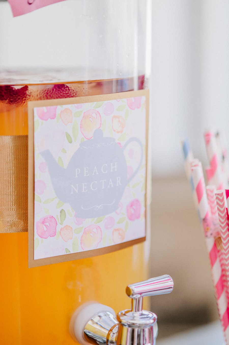 A Colorful Alice in Wonderland Inspired Chicago Tea Party Bridal Shower via TheELD.com