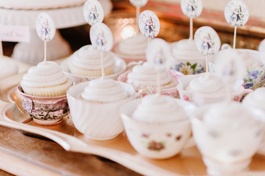 A Colorful Alice in Wonderland Inspired Chicago Tea Party Bridal Shower via TheELD.com