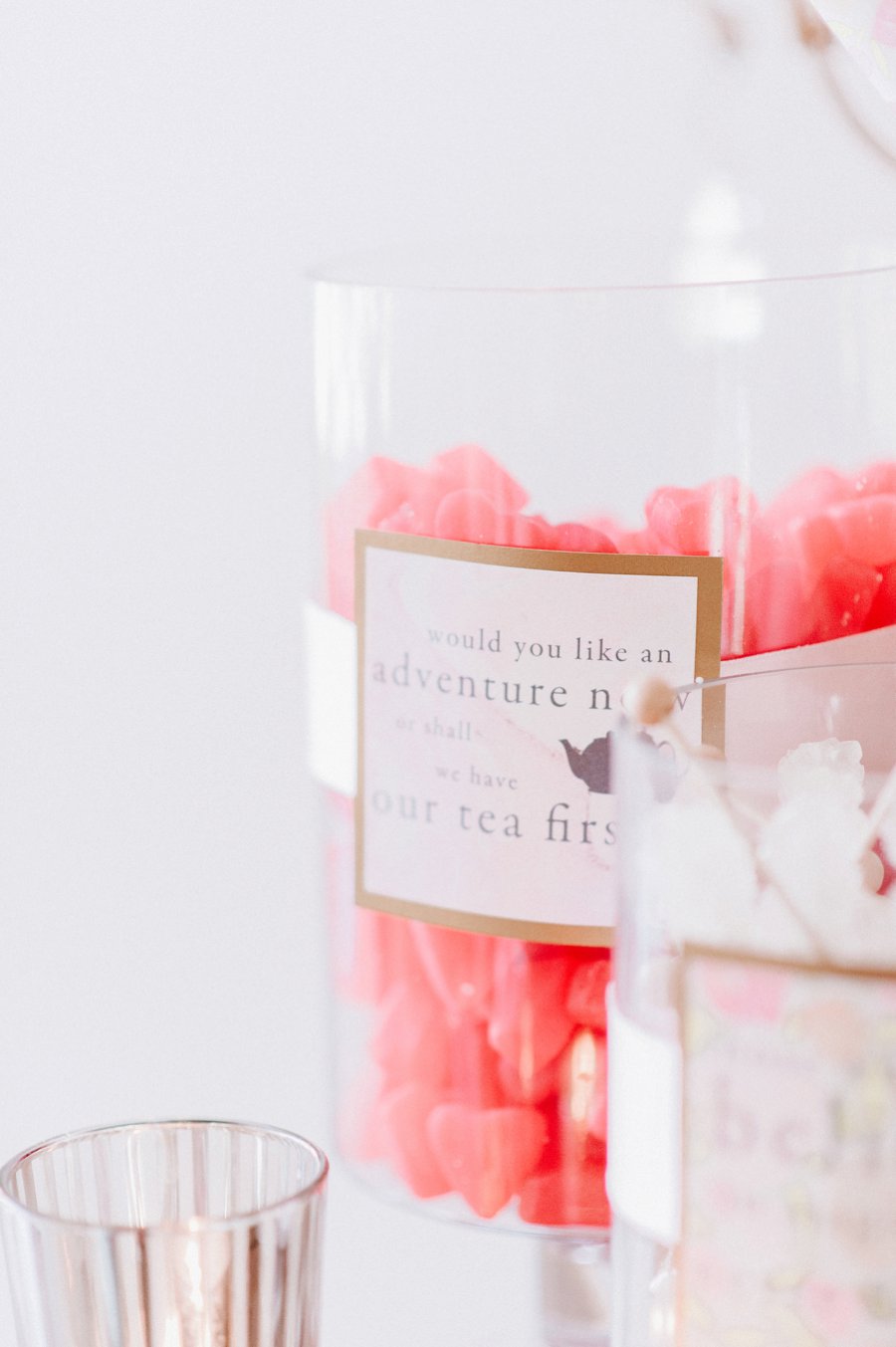 A Colorful Alice in Wonderland Inspired Chicago Tea Party Bridal Shower via TheELD.com