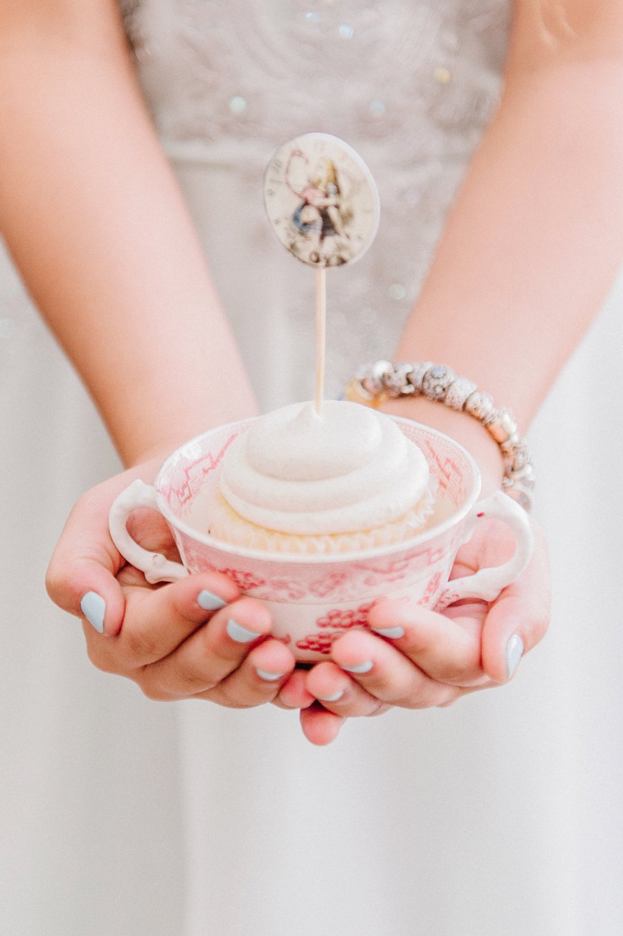 A Colorful Alice in Wonderland Inspired Chicago Tea Party Bridal Shower via TheELD.com