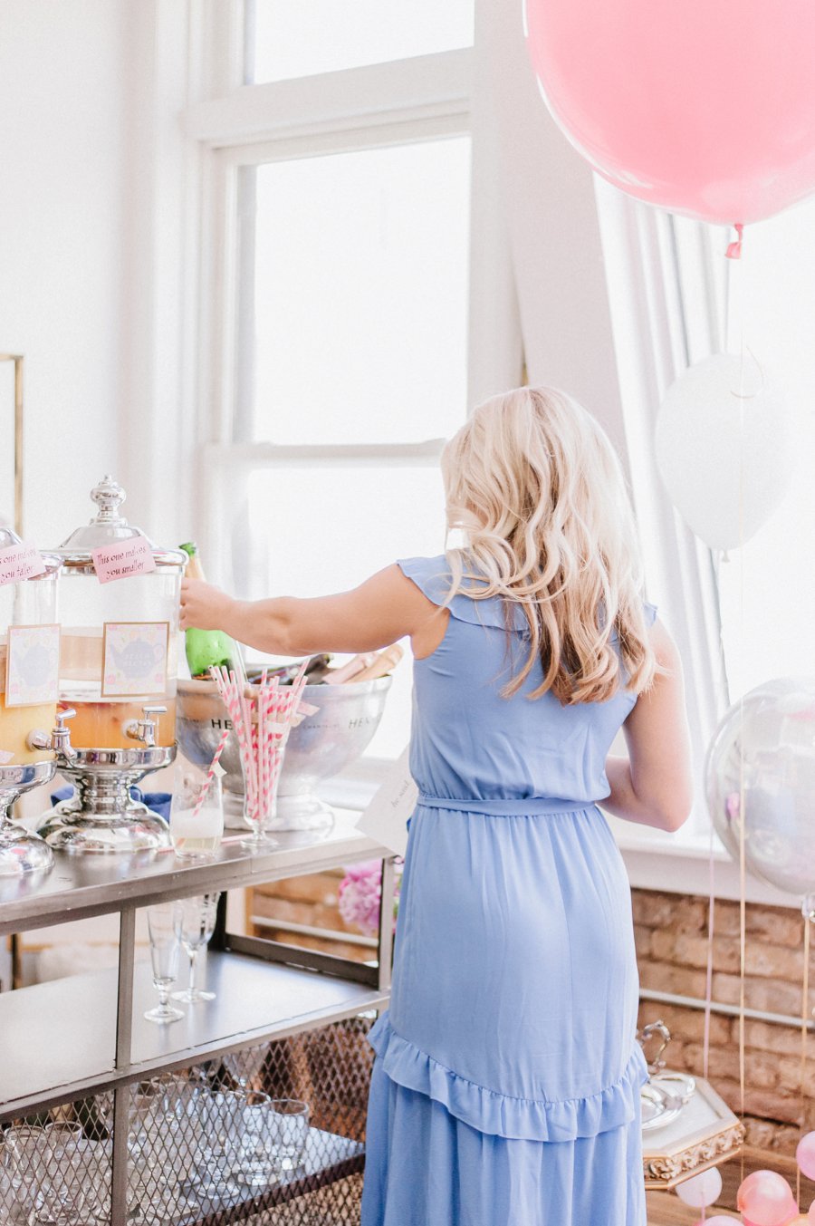 A Colorful Alice in Wonderland Inspired Chicago Tea Party Bridal Shower via TheELD.com