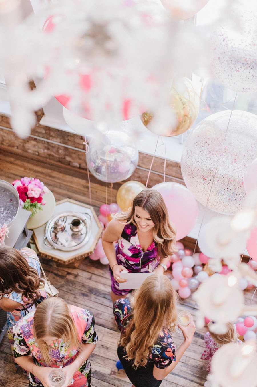 A Colorful Alice in Wonderland Inspired Chicago Tea Party Bridal Shower via TheELD.com