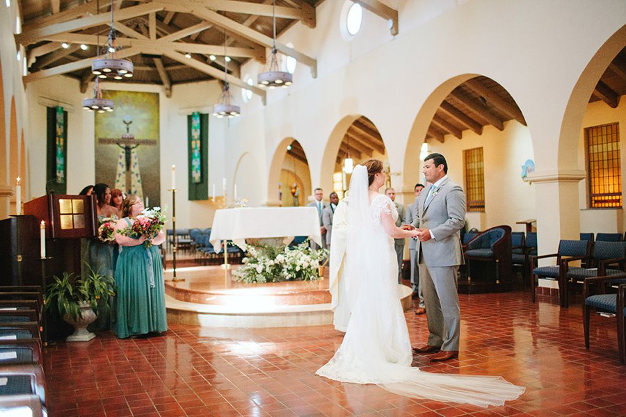 A Blue & Pink Fiesta Inspired California Wedding via TheELD.com